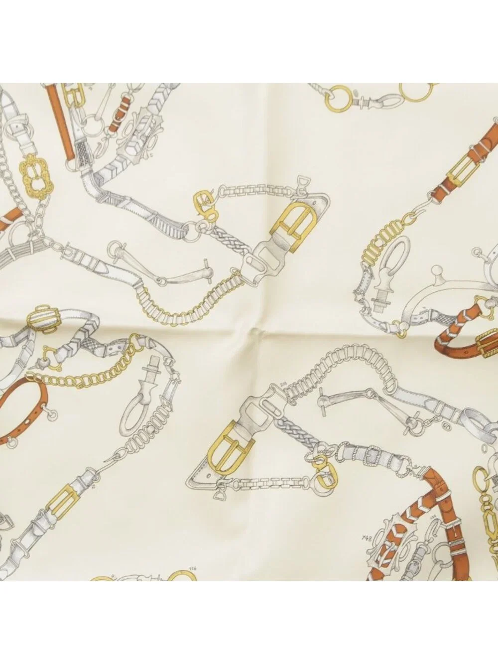 Hermes Carre 90 Chevaux Dechaines Silk Scarf Multicolor - Picture 6 of 10